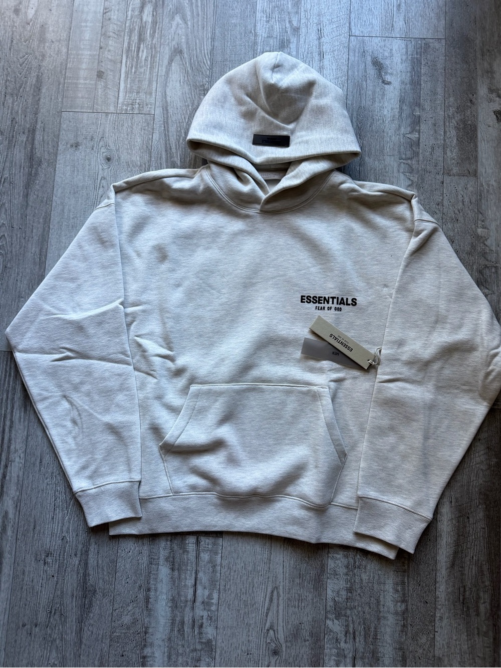 Fear of God Essentials Cream Pullover Hoodie